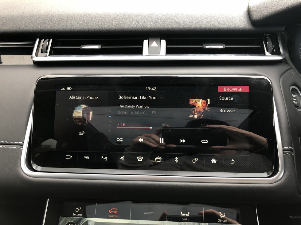 misses out on carplay and android auto, but there is   spotify