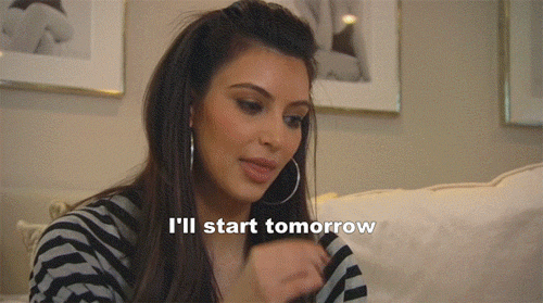 if anything, this is the procrastinating perfectionists go-to