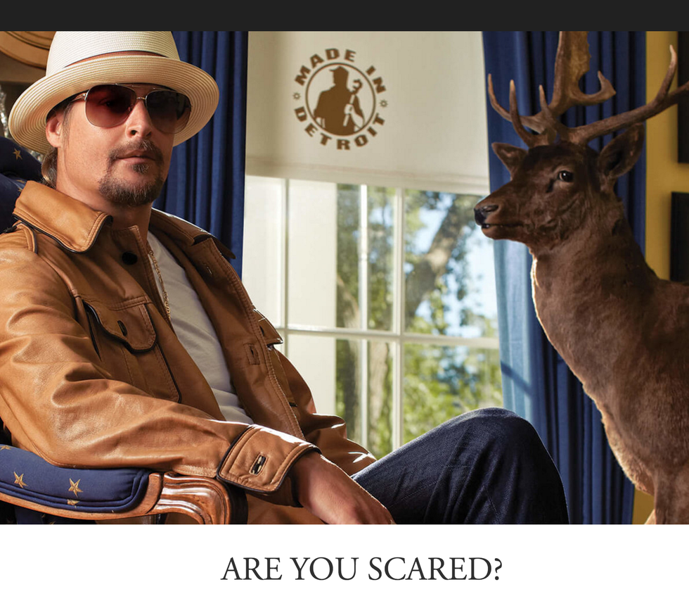 'Pimp Of The Nation': Kid Rock Unveils Website Claiming He's