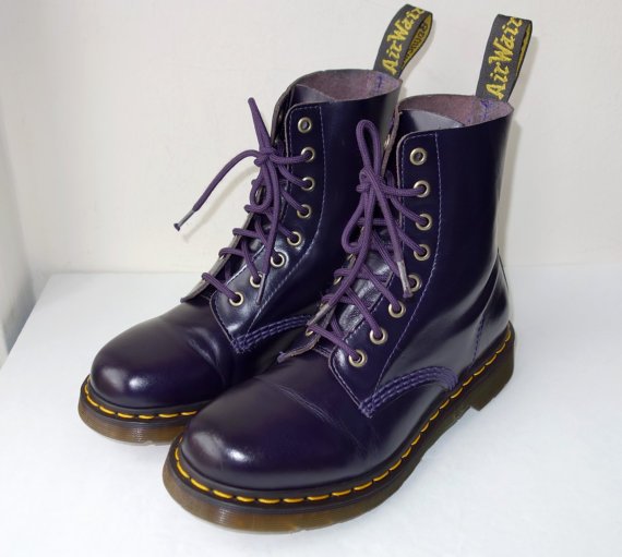 doc martens with blue laces