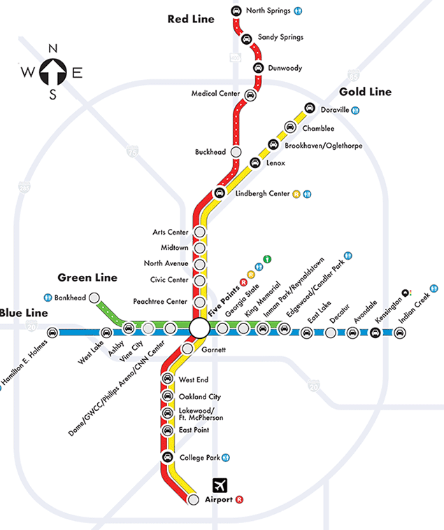 Music City Circuit Bus Route Map