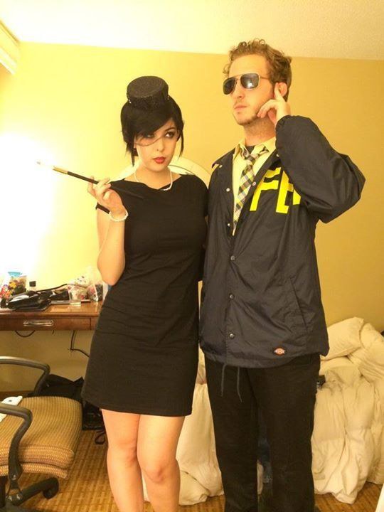 Image result for burt macklin and janet snakehole costume