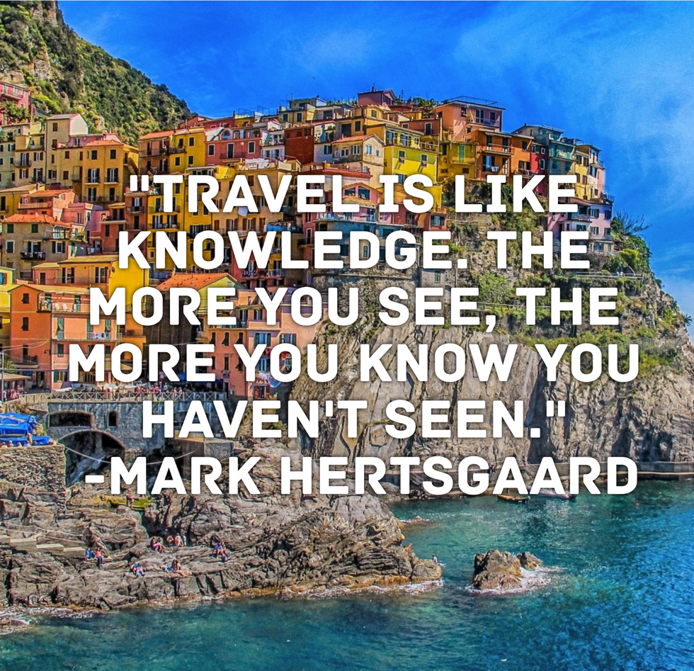 "Traveling is more than having a destination in mind it s discovering a place in your heart " Mark Amend