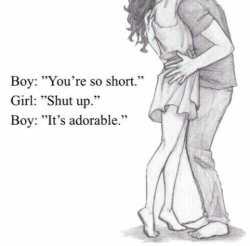 Tall girl boyfriend very short Dating Short