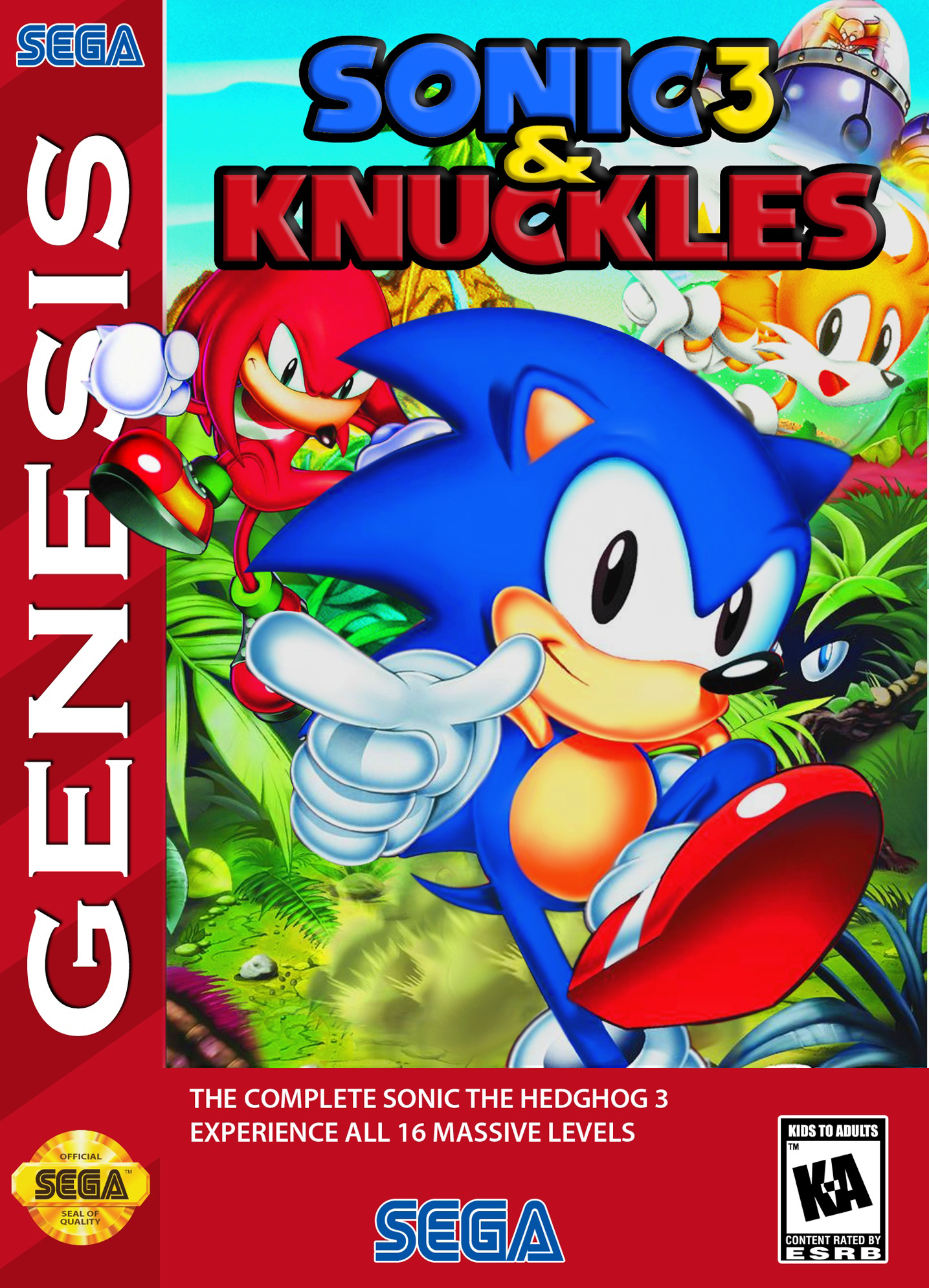 sonic game background on Video Game Review Sonic The Hedgehog 3 Knuckles