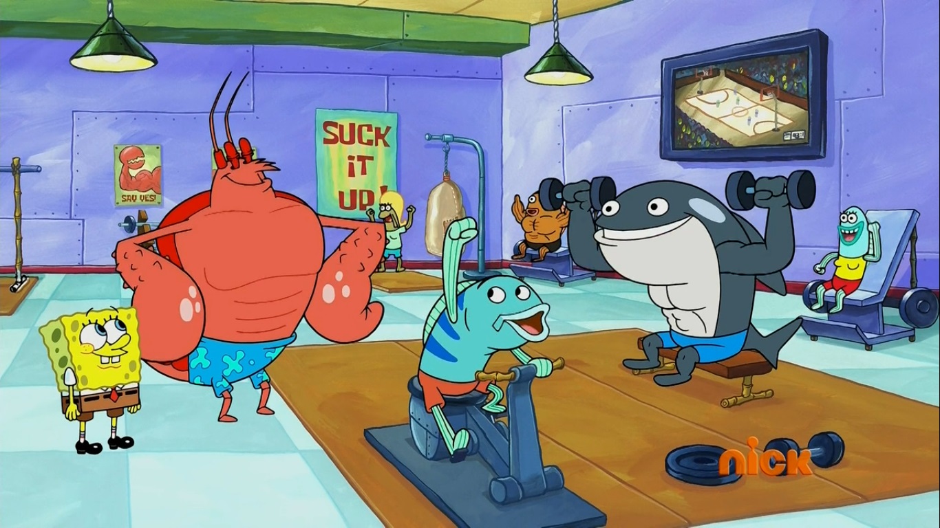 29 Thoughts All Girls Have At The Gym Told By Spongebob Squarepants