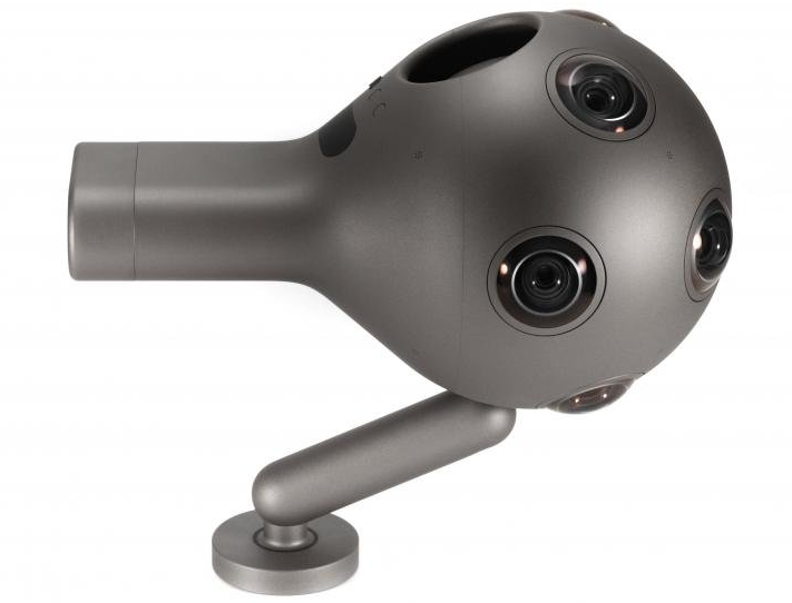 The Ozo features eight cameras and eight directional microphonesNokia
