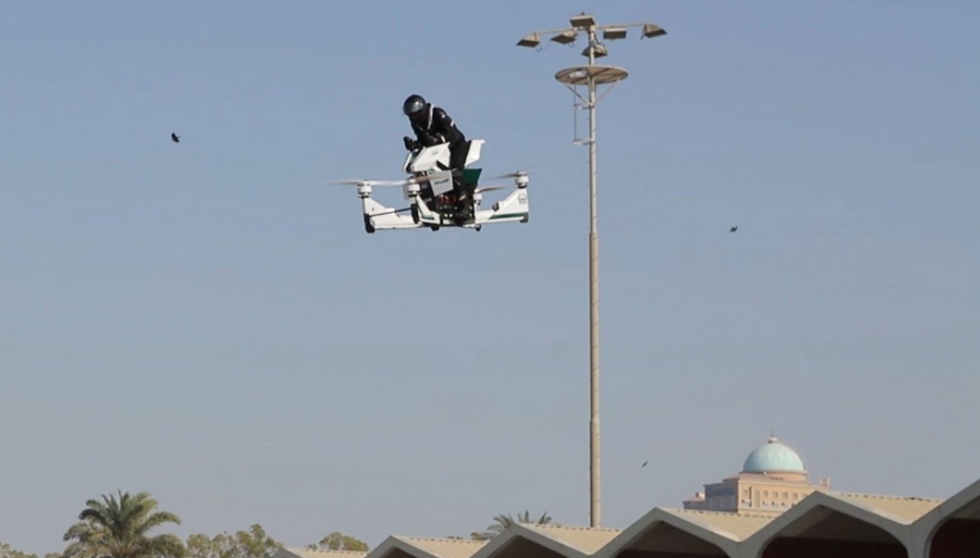 Image result for Dubai police announce electric Star Wars-style hoverbikes for officers at Gitex tech conference