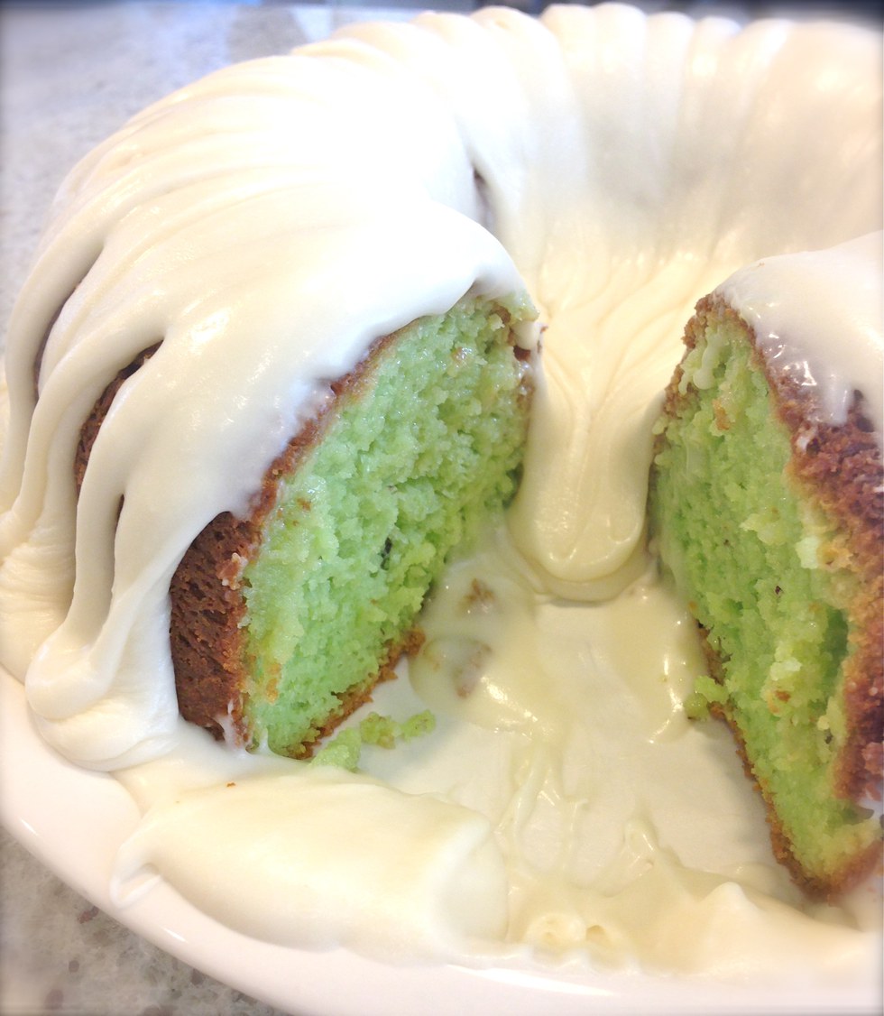 Pistachio Bundt Cake with Cream Cheese Frosting My Recipe Magic