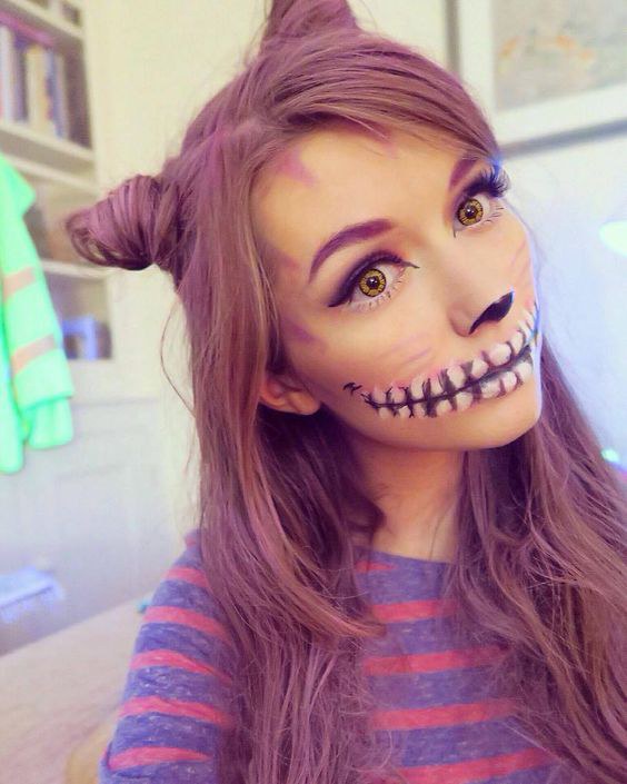 Simple Cheshire Cat Makeup Saubhaya The Cheshire Cat 16 Diy Disney Inspired Costumes