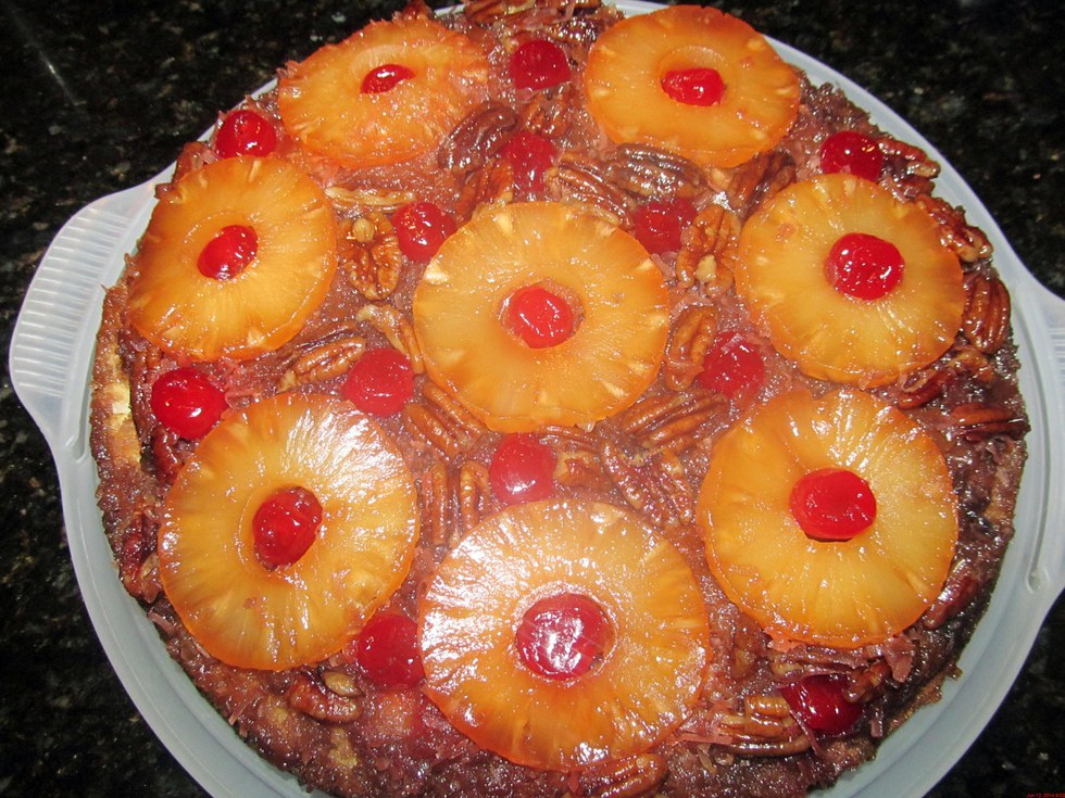 Moist and Crunchy Pineapple Upside Down Cake My Recipe Magic