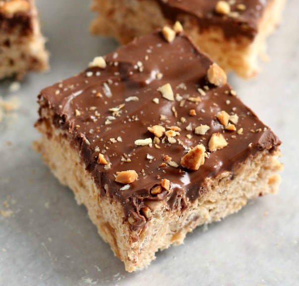 Snicker Bar Rice Krispies Treats My Recipe Magic