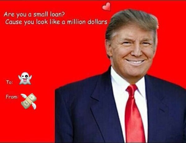 political valentines day card