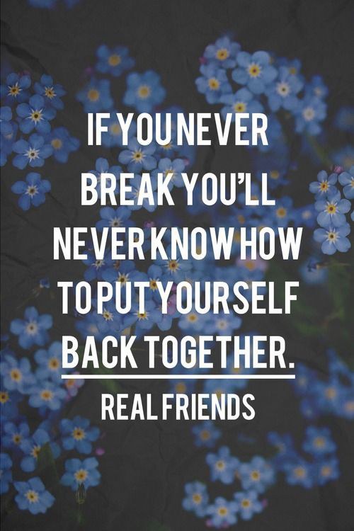powerful and relatable lyrics from the band real friends