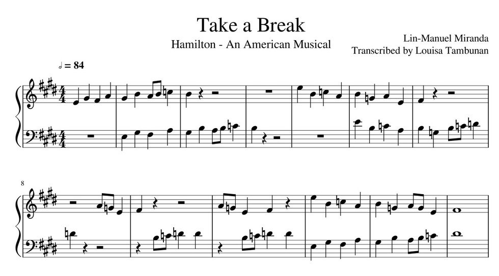 take a break hamilton philip poem