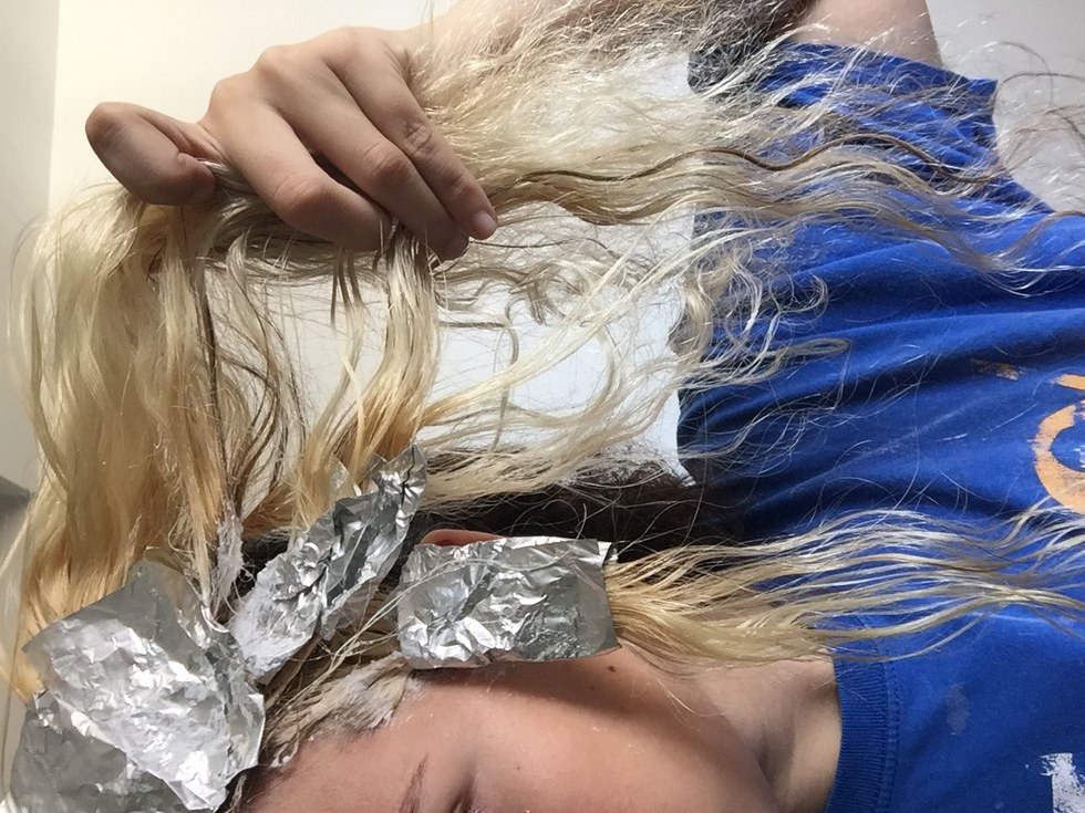 How To Bleach Your Hair Using The Coconut Oil Method