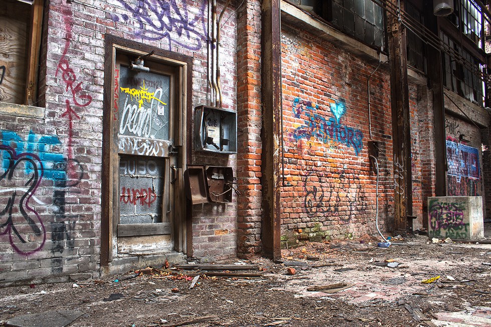 A Look Inside Detroit's Abandoned Buildings