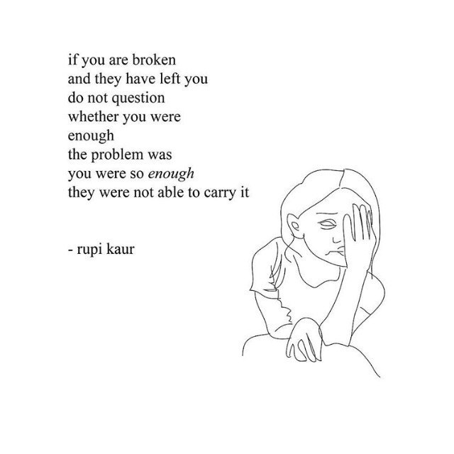 10 Rupi Kaur Poems For A Broken Heart