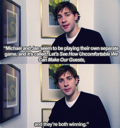 Dinner Party Office : Todd Fancey of the New Pornographers shares unheard ... : Jim and pam are tricked into attending a dinner party hosted by michael and jan.