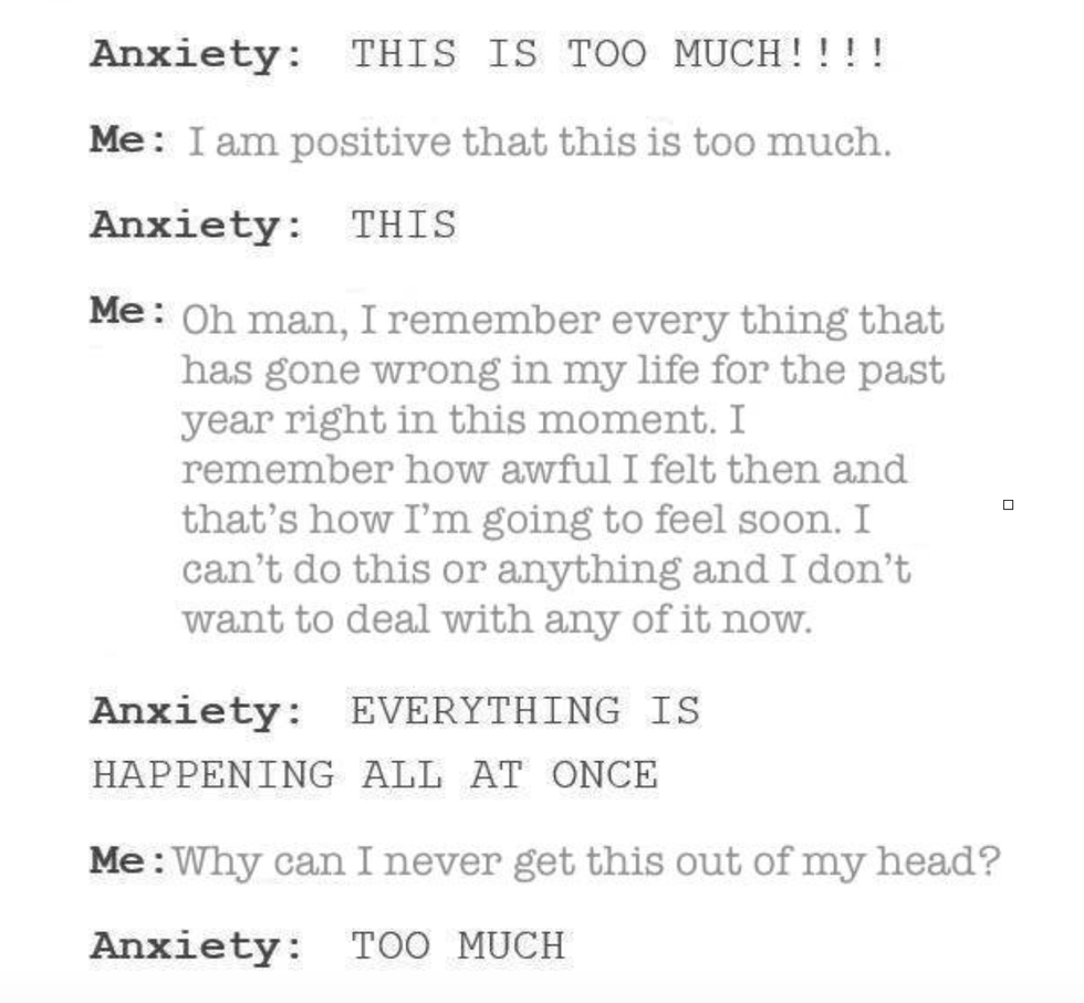 Anxiety Explained In 500 Words