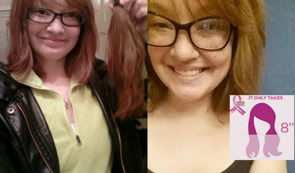hot mom tits hair donation breast cancer