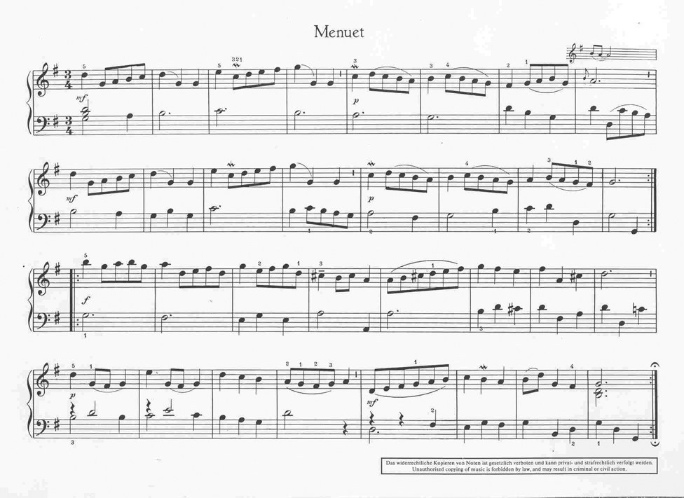 handel minuet in g minor kempff pdf
