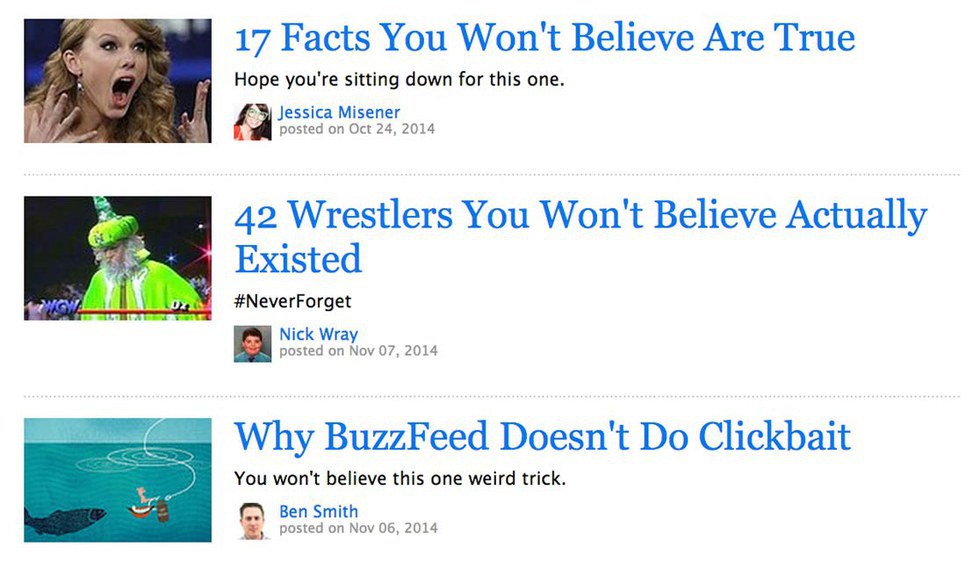 The Best Of Clickbait: #4 Will Shock You!