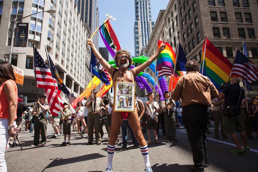 first gay pride parade sponsoed