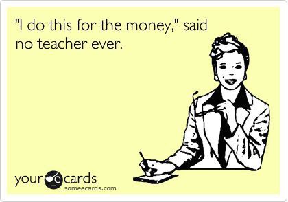 i want to be a teacher because