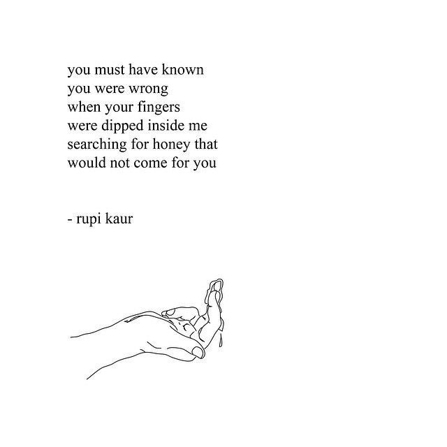 rupi kaur poems milk and honey