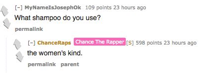 We Learned That Chance DGAF About Gender Roles