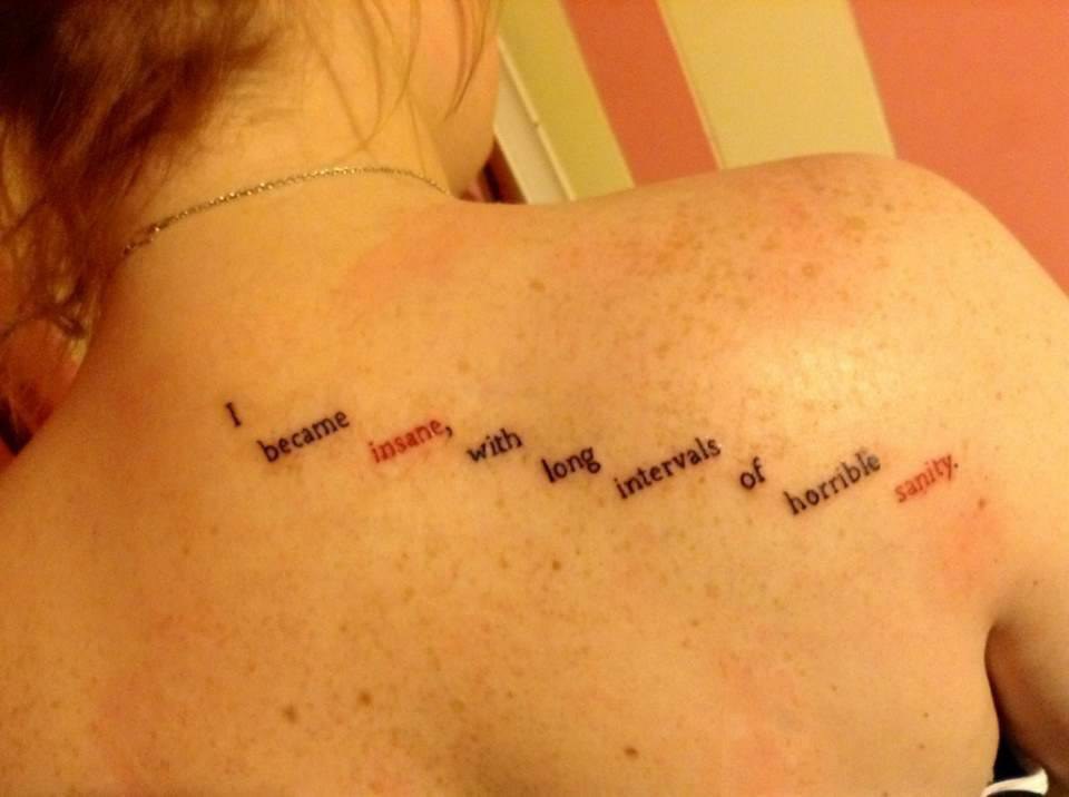 21 Awesome Literary Tattoos That Celebrate National Poetry Month