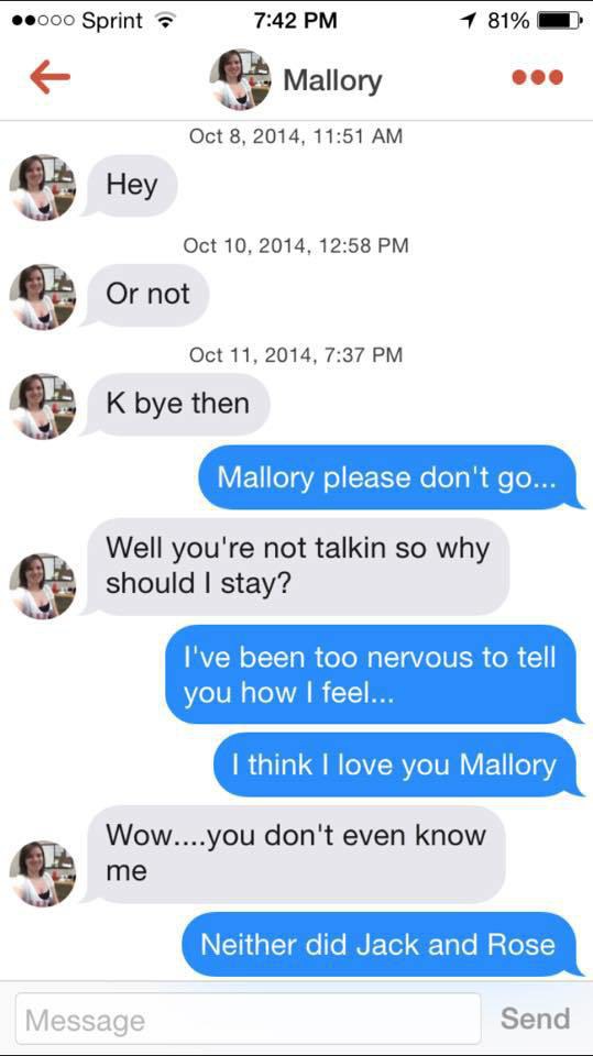 best ways to message a girl on tinder