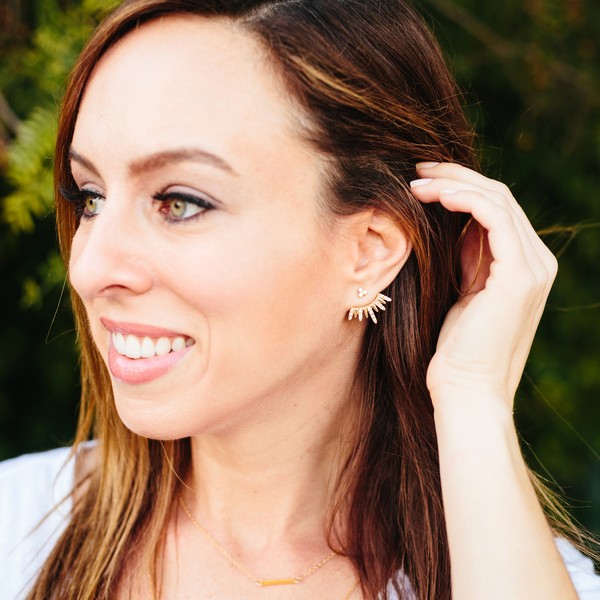 The Jewelry Trend I&#39;m Obsessed With: Ear Jackets Under $30 - Sydne Summer - 600x600