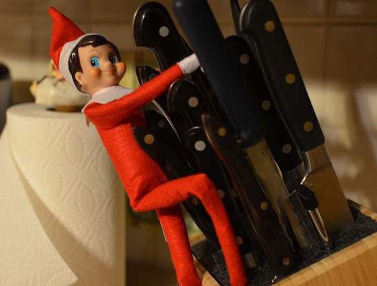 naughty elf on the shelf