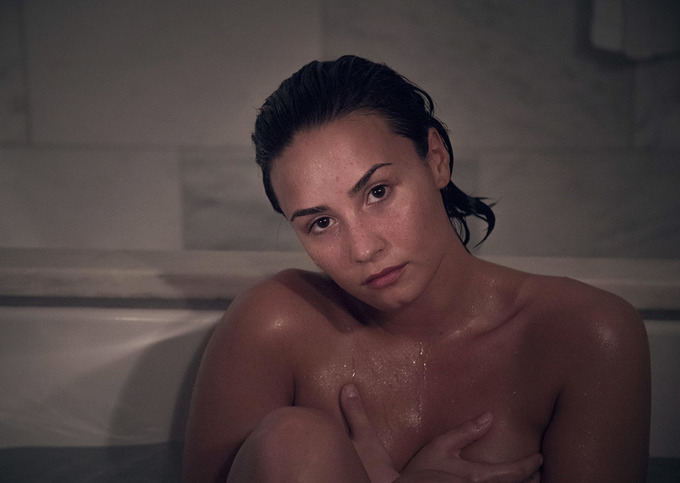 Demi Lovato says her choice to go nude and make-up free 