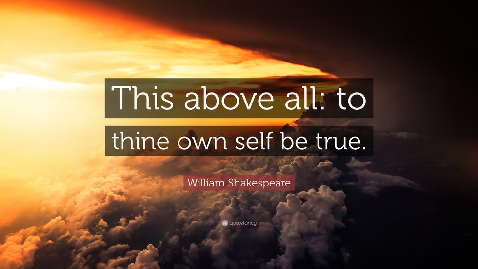 be true to yourself quotes shakespeare
