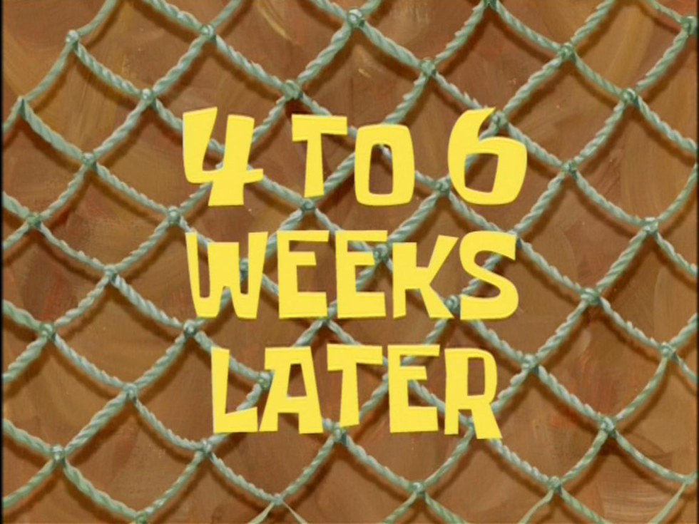 A Timeline Of Your New Year's Resolution, As Told By The Spongebob Narrator