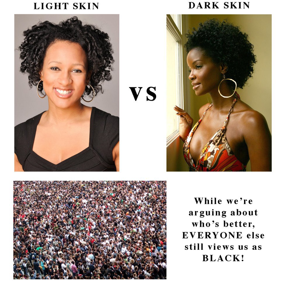 Leave The Light Skin Versus Dark Skin Debate In