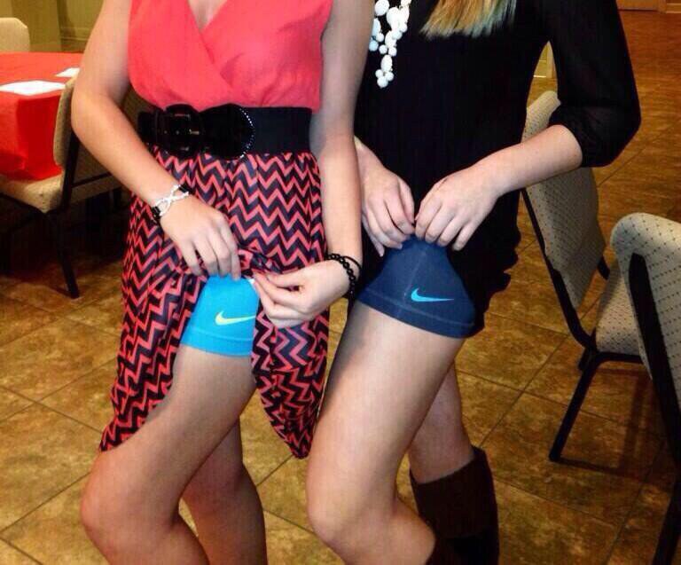 20 Signs You Were A Volleyball Player You Also Wear Those Spandex Under Your Dress Or Skirt