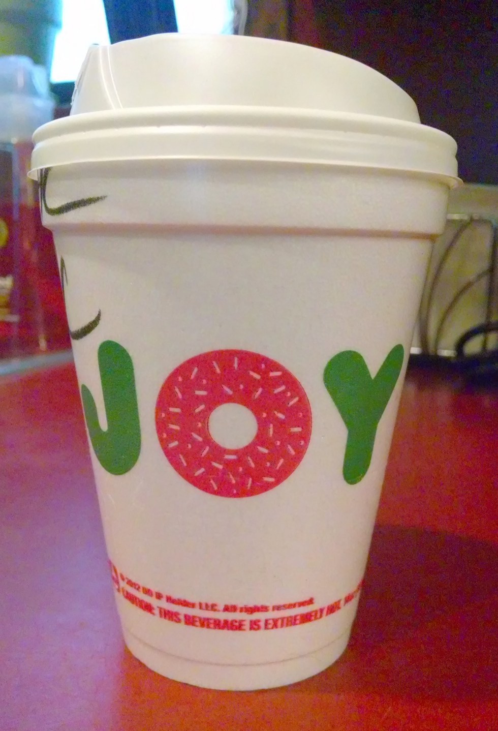 Dunkin Donuts Unveils New Holiday Cup