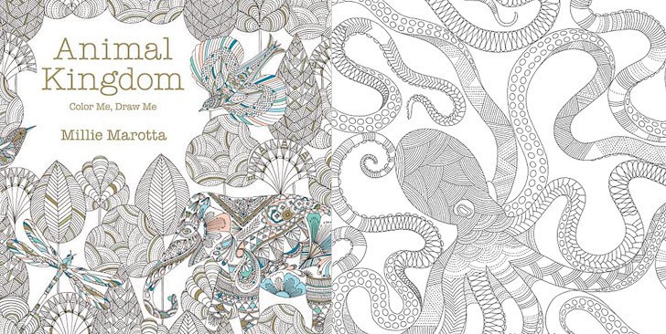 Animal Kingdom By Millie Marotta With A Variety Of Shapes Designs And Pictures The Only Struggle Youll Have Is Deciding On Page To Color First