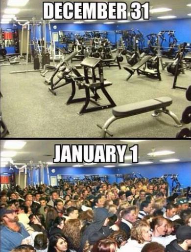 gym resolutioners patience