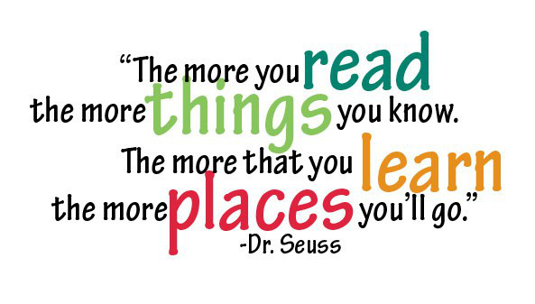 Image result for dr. seuss quotes on reading