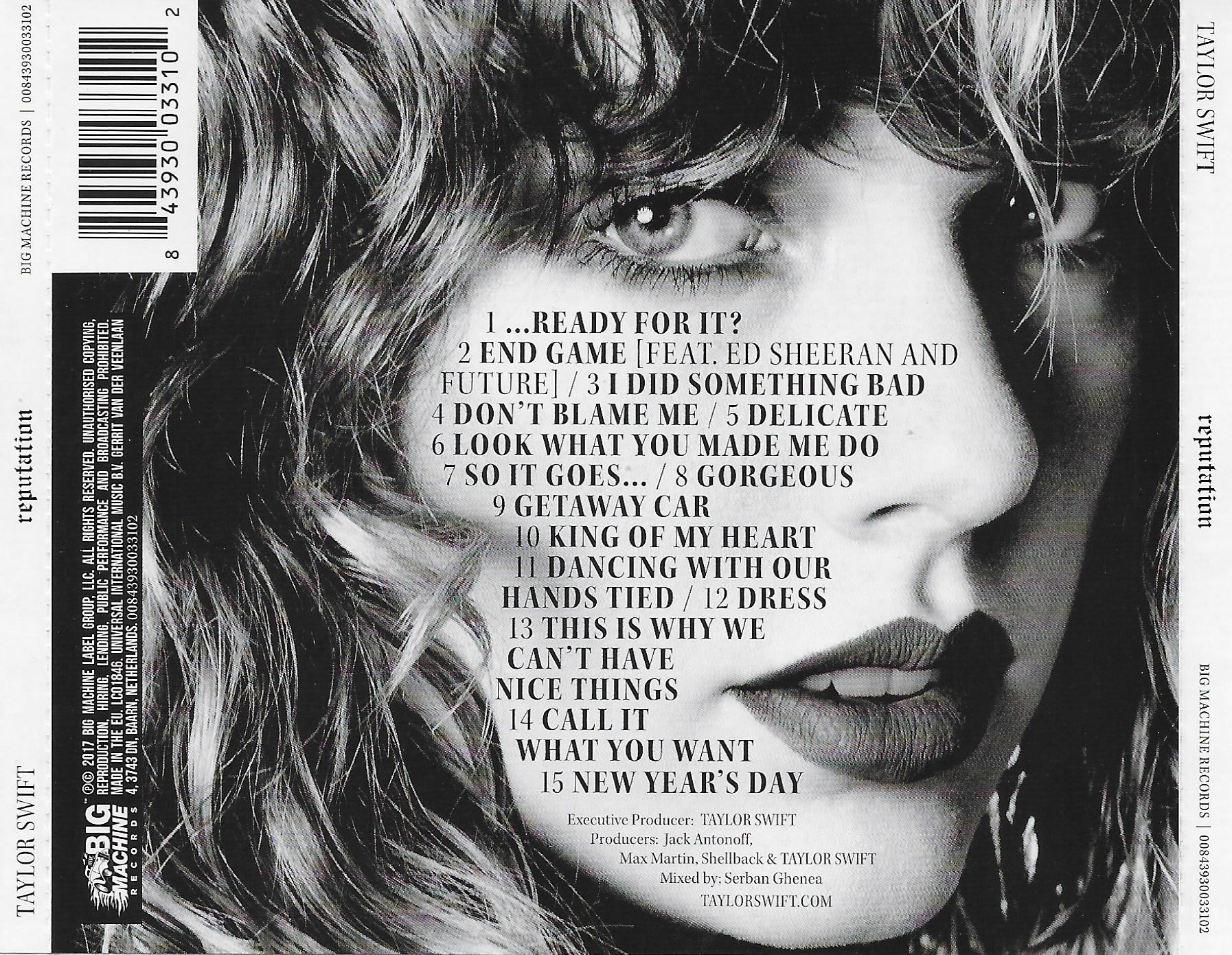 The Best Lyrics Of Taylor Swifts Reputation