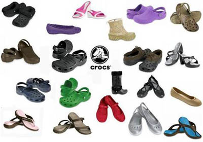 different style crocs