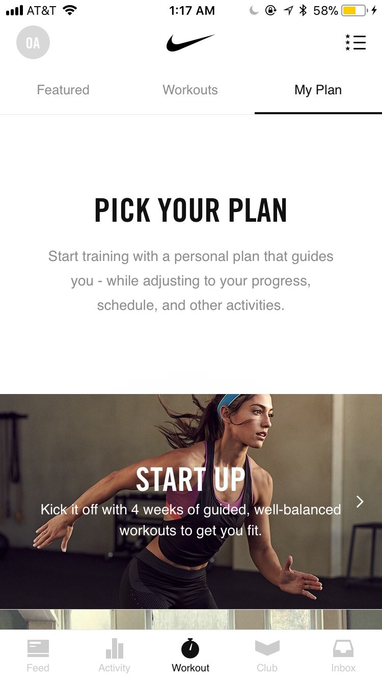 A Review of the Nike Training Club App