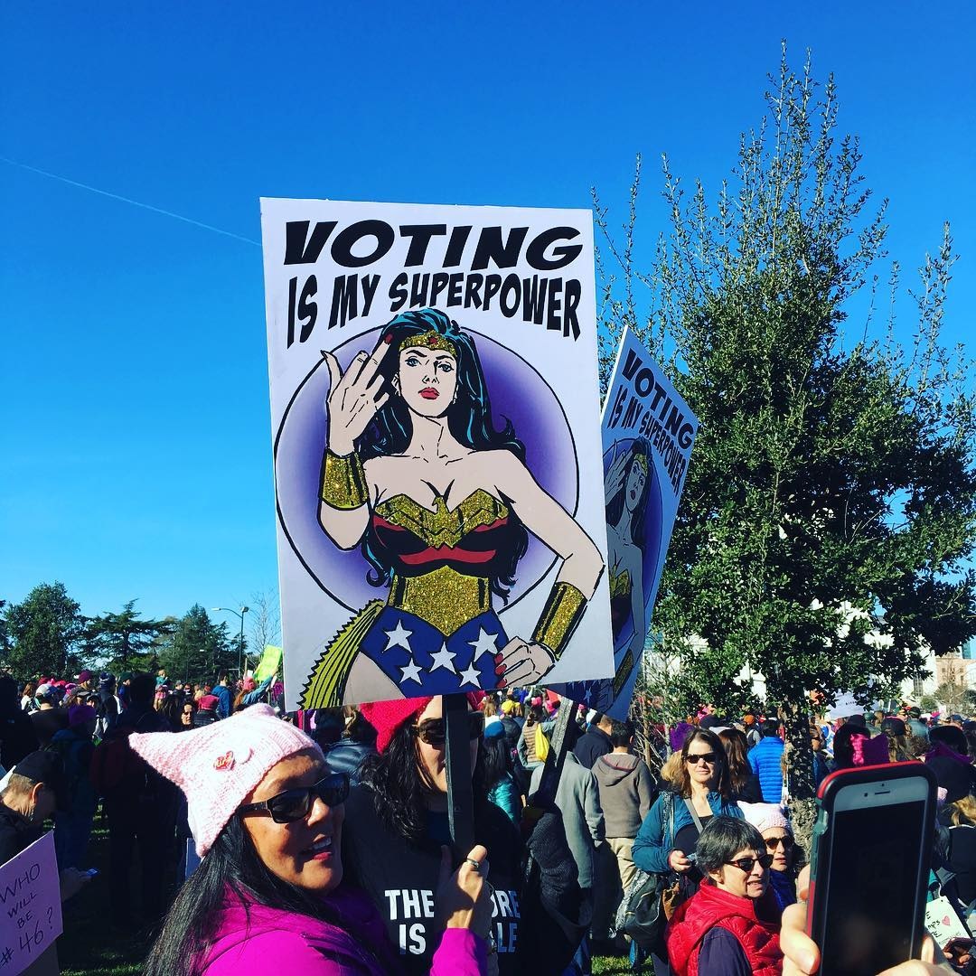Gorgeous, Inspiring Photos of the Women's March 2018 - 7x7 Bay Area