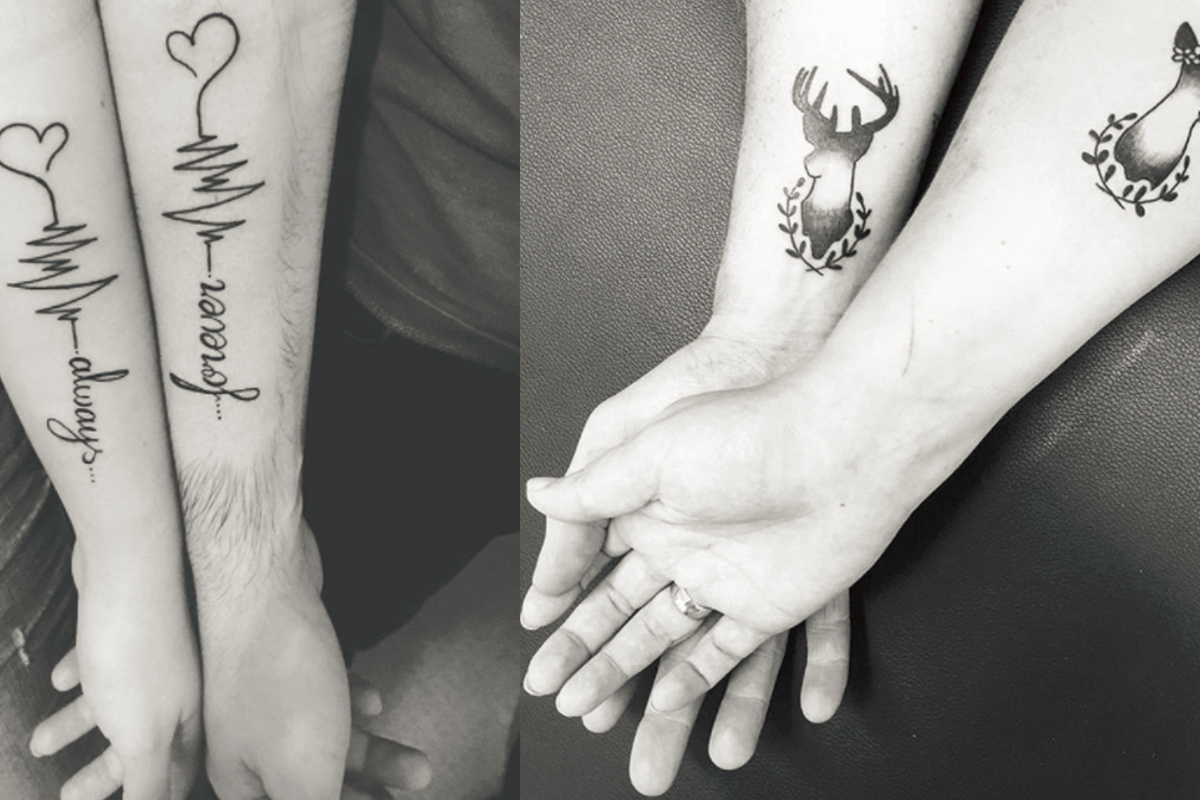 Soulmate Yin Yang Couple Tattoo - Verzameling