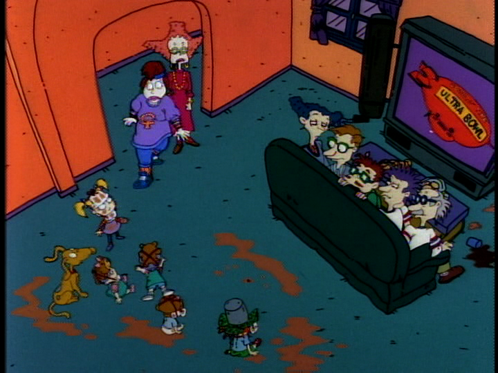 rugrats living room fireplace